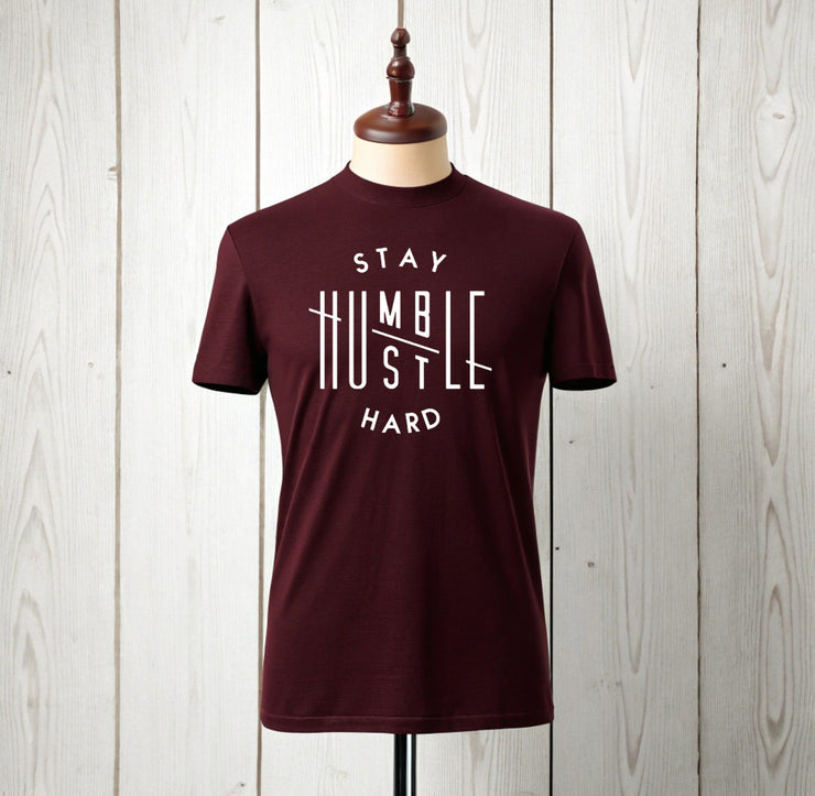 KNIGHT STITCH  HUMBLE PRINTED ROUND NECK T-SHIRT