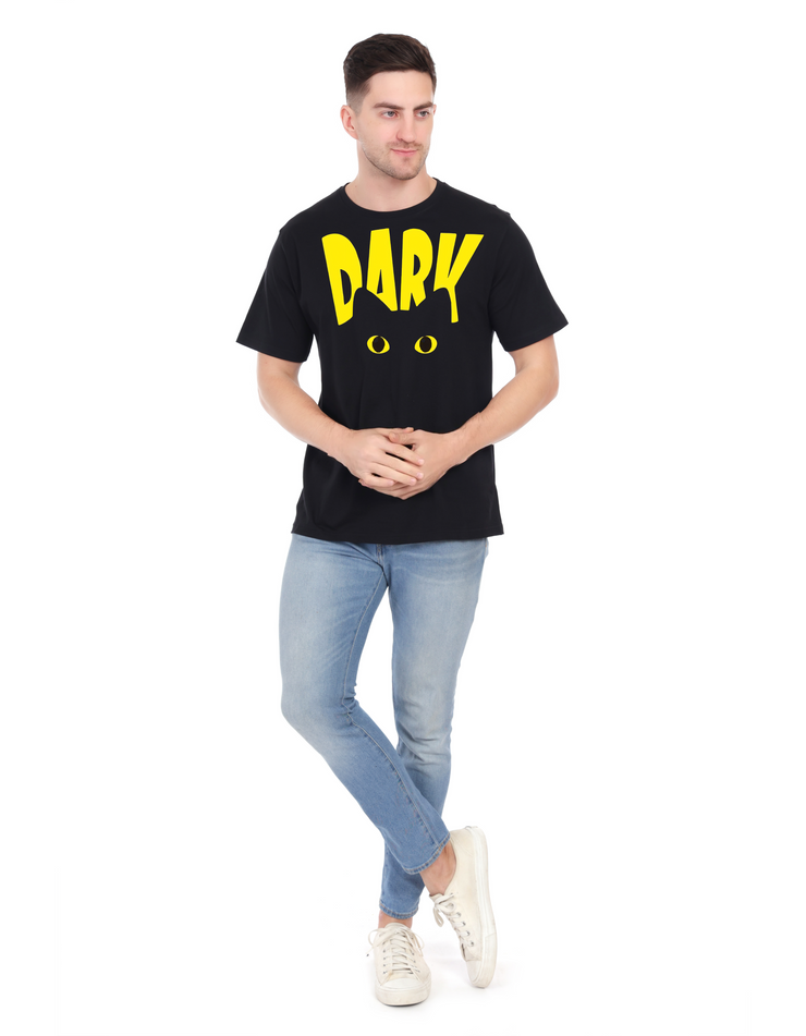 KNIGHTSTITCH DARK ROUND NECK TSHIRT