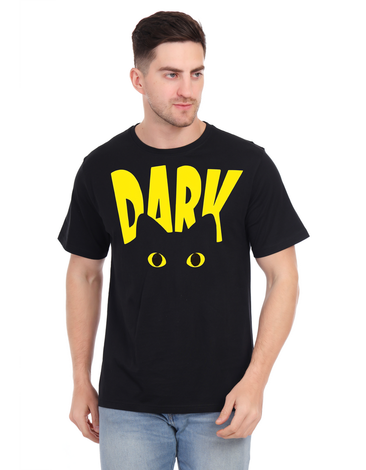KNIGHTSTITCH DARK ROUND NECK TSHIRT
