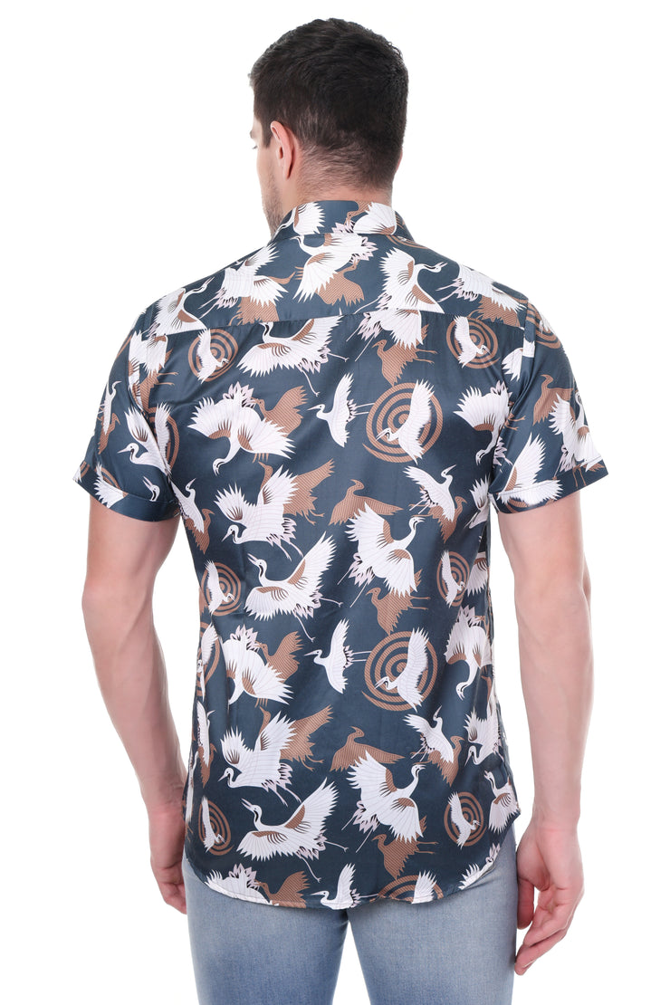 KNIGHT STITCH HALF SLEEVS MULTI COLOR SHIRTS